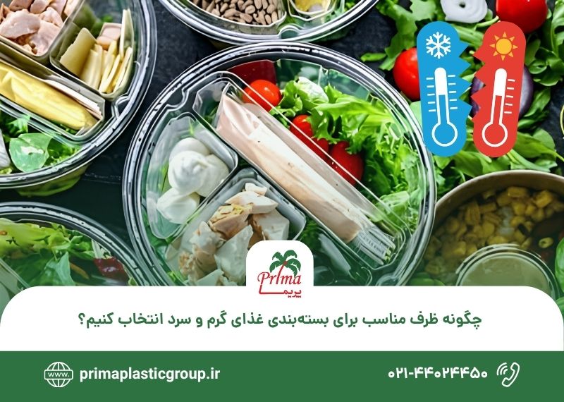 چگونه ظرف مناسب برای بسته‌بندی غذای گرم و سرد انتخاب کنیم؟